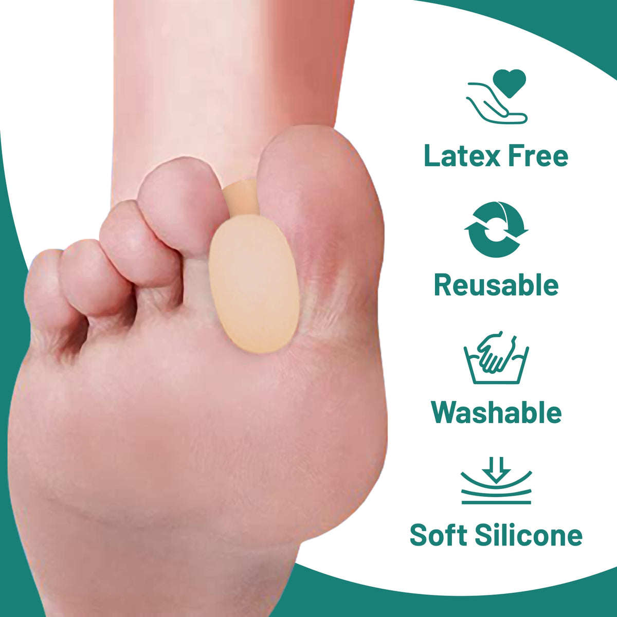 Pack of 6 Bunion Gel Toe Separator Better Toes BetterToes