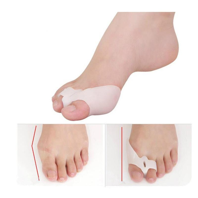Double Loop Bunion Corrector With Attached Toe Separator 4 Pack