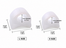 Load image into Gallery viewer, Single Loop Toe Separator - Toe Spacer For Bunions, Hammer Toes, &amp; Overlapping Toes - 4-Pack