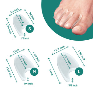 Toe Separators- Toe Spacers For Overlapping Toes