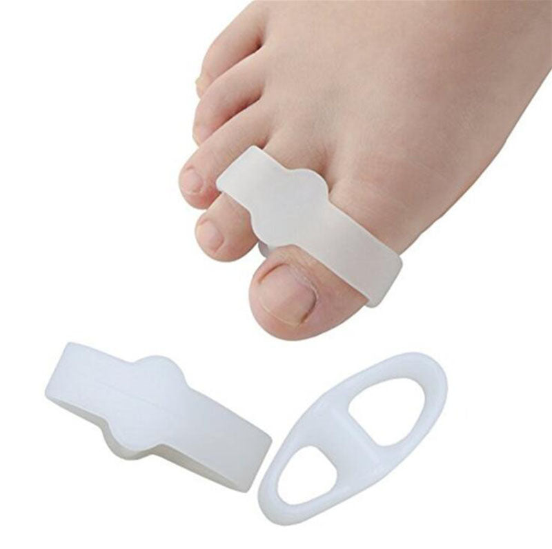 Gel Toe Separators Toe Spacer Two Loop 4 Pack for bunions and