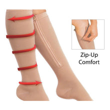Load image into Gallery viewer, Zip up compression socks  - 1 pair