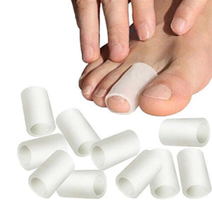 Gel Toe Protector, Toe Sleeve, Toe Tubes: 10 Pack