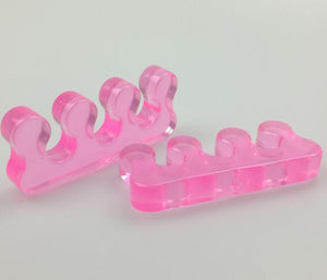 Pink Gel Toe Separators, Straighteners & Spacers - 1 Pair (set of 2)