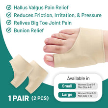 Load image into Gallery viewer, Bunion Sleeves With Gel Pad Cushion - 1 Pair