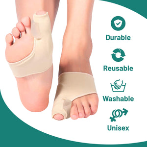 Bunion Relief Straightener & Corrector with Toe Separator - 1 Pair